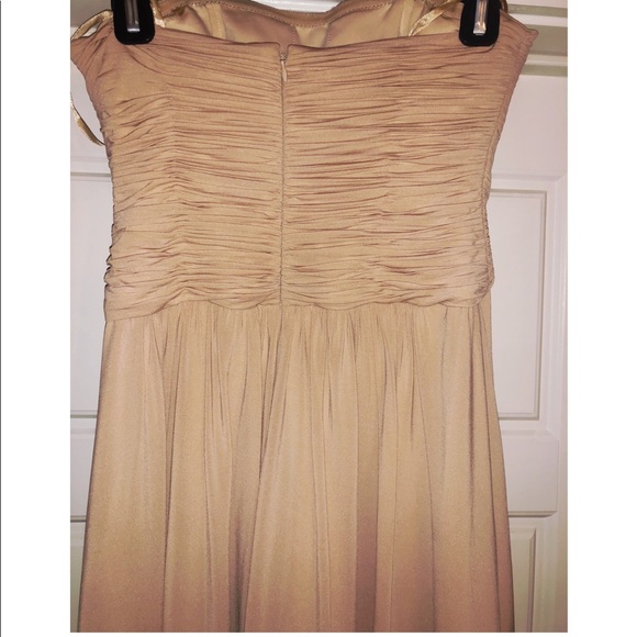 BCBG MaxAzria nude strapless dress. Size 4 - Picture 5 of 5